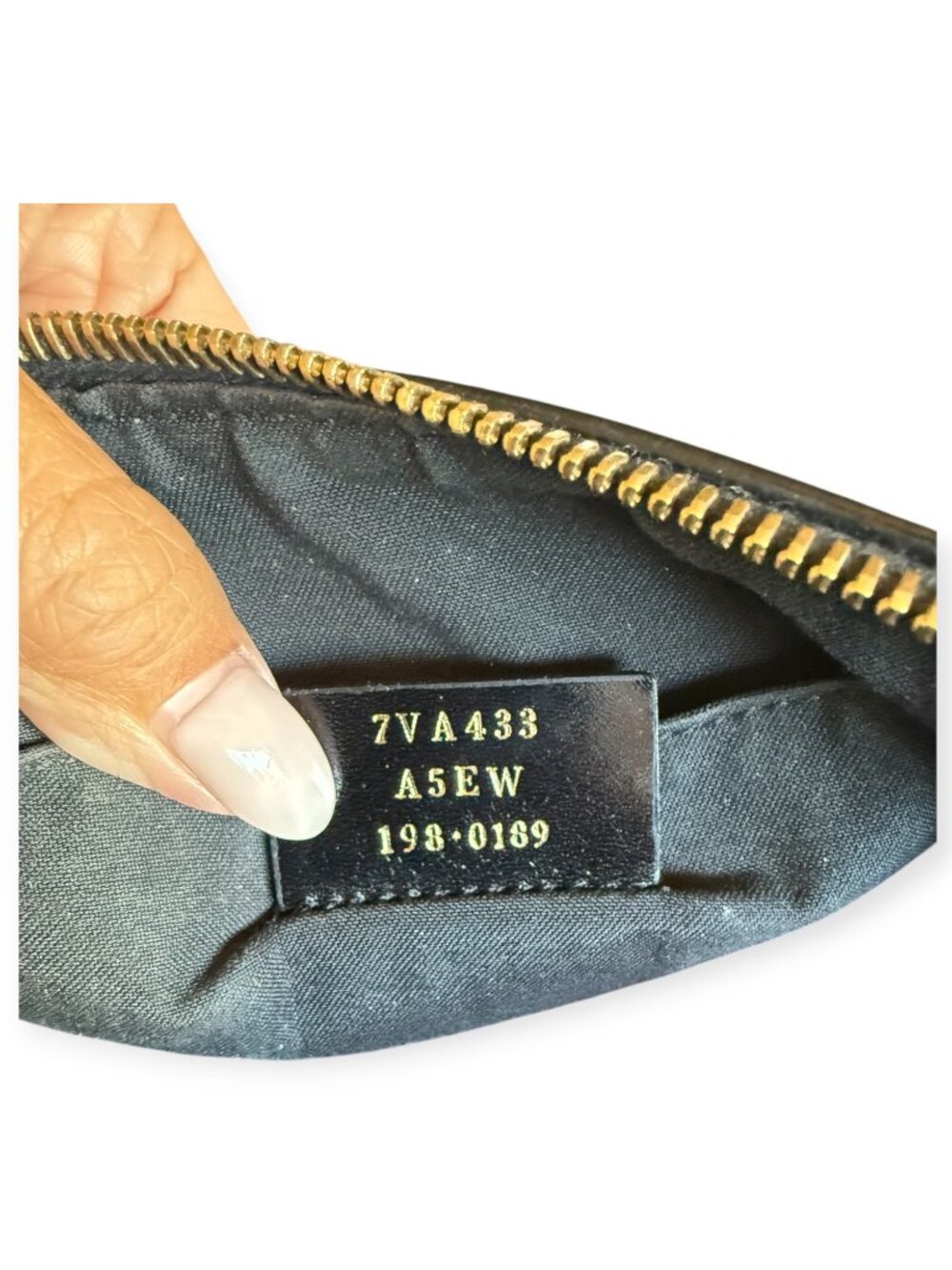 Fendi Bag Bugs Monster Eyes Vitello Leather Clutch | Black - Picture 6 of 7